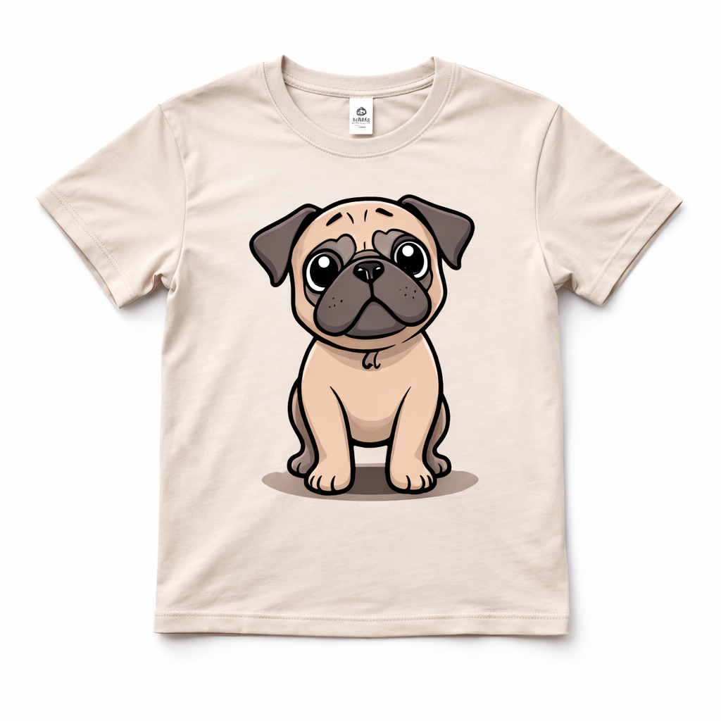 Pug Life Navy Tee